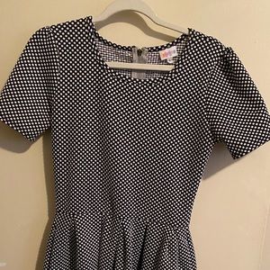 LuLaRoe Amelia Pocket Dress polka dots